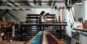 Weaving at Whitchurch Silk Mill, Hampshire - credit Kirsty Bowen Photography