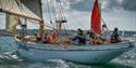 Yacht sailing in the Cowes Classics Regatta, Cowes, What's On, events, Isle of Wight