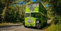 Vintage bus travelling along country roads, Wightrider, Isle of Wight Bus & Coach Museum, Ryde, classic buses, what's on, event - image credit: Rosie