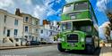 Vintage bus stopping in Ryde, Wightrider, Isle of Wight Bus & Coach Museum, Ryde, classic buses, what's on, event - image credit: Rosie Taylor-Cant