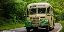 Vintage bus travelling along country roads, Wightrider, Isle of Wight Bus & Coach Museum, Ryde, classic buses, what's on, event - image credit: Rosie