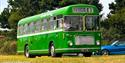 Vintage bus travelling with passengers, Wightrider, Isle of Wight Bus & Coach Museum, Ryde, classic buses, what's on, event - image credit: Rosie Tayl