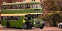Passengers sitting on the vintage bus, Wightrider, Isle of Wight Bus & Coach Museum, Ryde, classic buses, what's on, event - image credit: Rosie Taylo