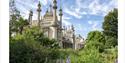 Royal Pavilion exterior and gardens