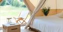 Yurt at Joyride Festival, glamping, Isle of Wight, cycling, wellness, health & wellbeing, food, music, what's on, event