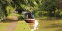 River boat on the Grand Union Canal