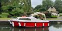 Boat moored up in the river - Cotswold Boat Hire