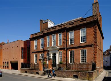Exterior at Pallant House Gallery, Chichester. Image courtesy of Pallant House Gallery/Chris Ison