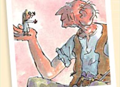 The BFG drawn by Quentin Blake