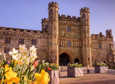 Battle Abbey viewed from Abbey Green