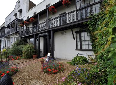 Outside of Dickens House Museum, Thanet, Kent. Credit Thanet District Council