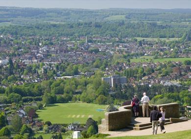 View from Box Hill in Surrey