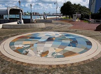 The Falklands Memorial Gardens, Gosport, with fantastic views over Portsmouth Harbour