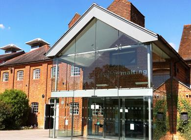 Entrance to Farnham Maltings.