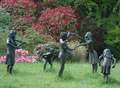 Sculptures at Ramster Gardens