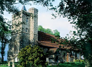 Exterior of St James Church, Rochester, Kent