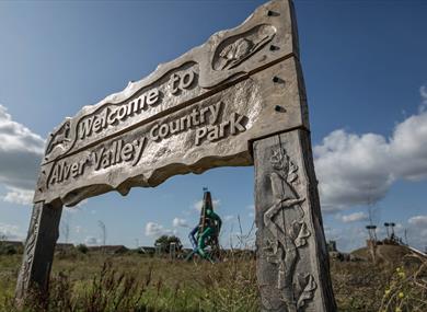 Entrance to Alver Valley Country Park
