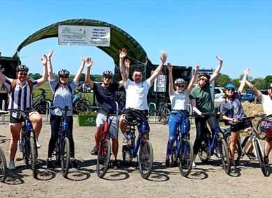 Vineyard tours on an electric bike