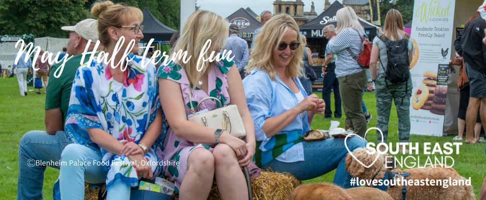 There's lots of fun events to enjoy this May Half Term across South East England, including the 8th annual Blenheim Palace Food Festival.