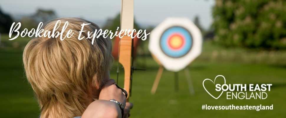 Discover the host of experiences on offer in South East England.  Why not try something new this holiday - like archery?