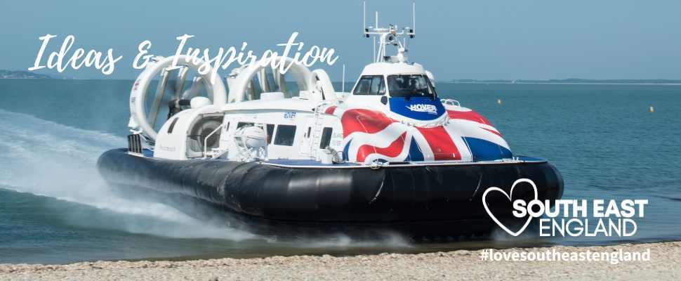 A unique way to travel in the UK on the Hovercraft to the Isle of Wight from Portsmouth