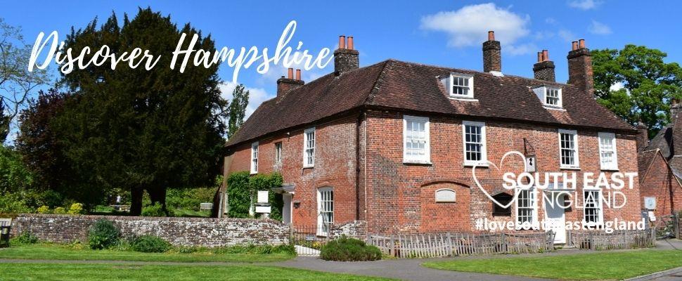 Jane Austen House in Chawton, East Hampshire, home of the literary great, writer of Sense and Sensibility, Emma, Mansfield Park