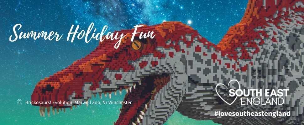 Brickosaurs! Evolution on at Marwell Zoo this summer, family friendly fun for all.