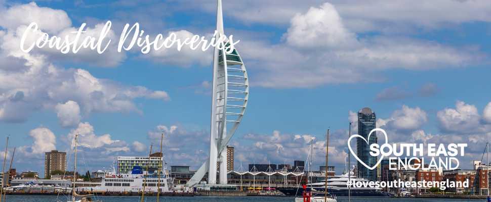 Spinnaker Tower with its stunning views over the historic harbour of Portsmouth.
