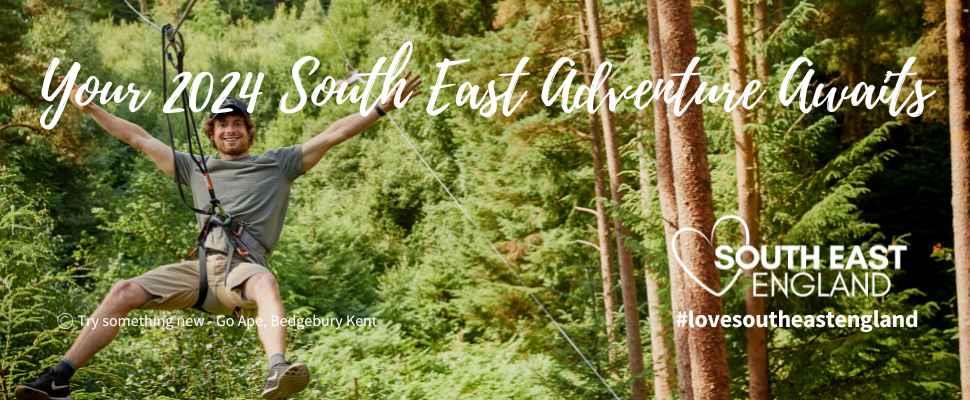 Try new experiences on a visit to South East England - Go Ape, Bedgebury Pinetum, Kent