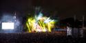 Light show during a headline slot at Victorious Festival