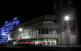 Brighton Centre at night