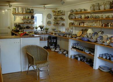 Pottery showroom