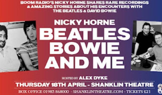 Isle of Wight, Things to do, Shanklin Theatre, Nicky Horne, Beatles, Bowie and Me, Jack UP Presents