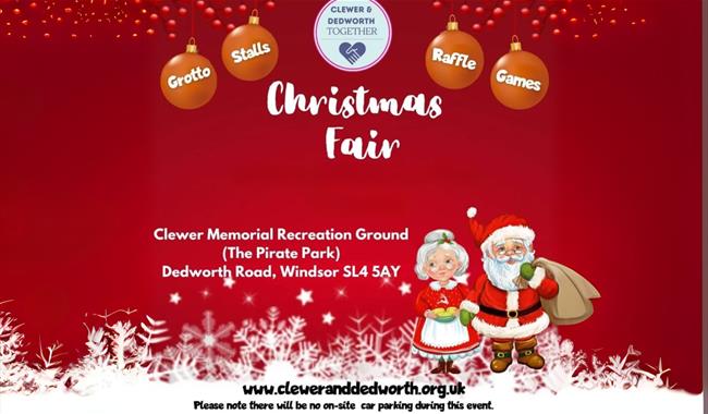 Clewer and Dedworth Christmas Fair Clewer and Dedworth Christmas Fair
