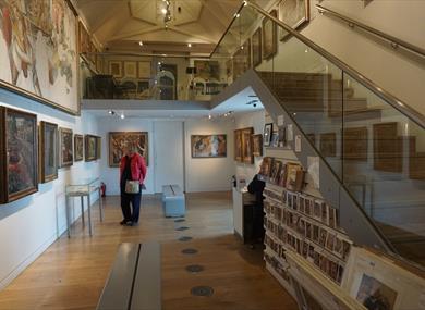 Interior of the Stanley Spencer Gallery, Cookham