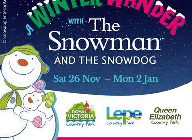 A Winter Wander with The Snowman™ and The Snowdog at Queen Elizabeth Country Park