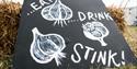 Eat, drink, stick garlic board at the Isle of Wight Garlic Festival, what's on, event, Newchurch
