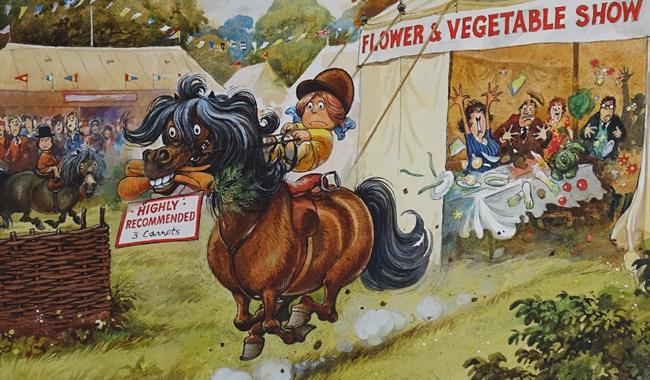100 years of Norman Thelwell at Mottisfont