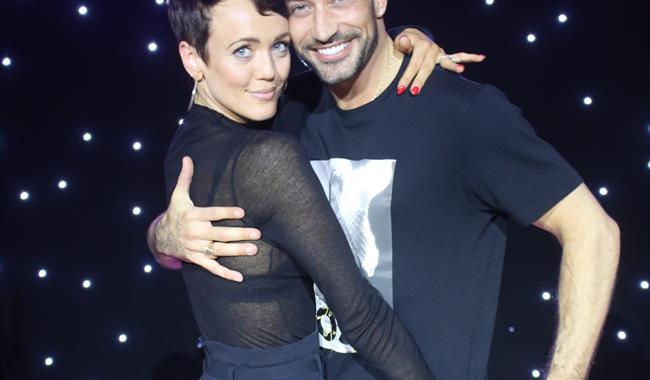Strictly pros Giovanni Pernice and Lauren Oakley appearing at Donaheys Dancing With The Stars Weekend