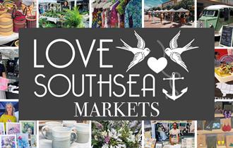 Love Southsea Market Palmerston Road Poster
