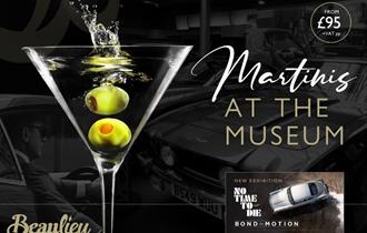 Martini's at the museum after hours exclusive event at Beaulieu