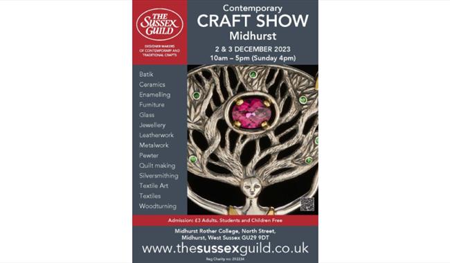 The Sussex Guild Contemporary Craft Show at Midhurst Rother College