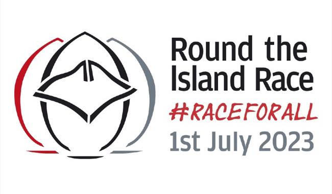 Round the Island Race 2023 logo, sailing, Isle of Wight, What's On, event