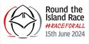 Round the Island Race 2024 logo, sailing, Isle of Wight, What's On, event