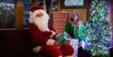 Isle of Wight, Things to Do, Christmas Events, Santa Specials Steam Railway, Havenstreet, Ryde, Santa and Elf