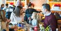 Christmas in the Great Park | People enjoying The Savill Garden Kitchen