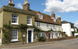 Some pretty Georgian cottages in Hythe.