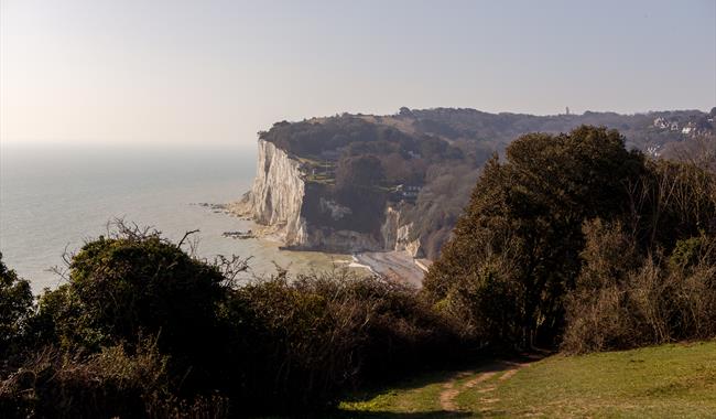 View over St Margaret's Bay in Kent View over St Margaret's Bay in Kent