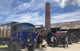 Steam up at The Brickworks Museum