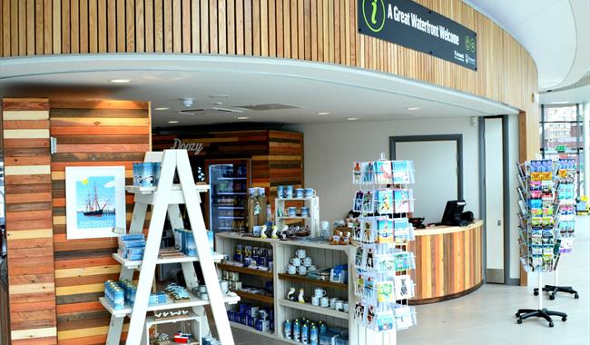 Picture of the inside of Portsmouth Visitor Information at The Hard Interchange, Portsmouth